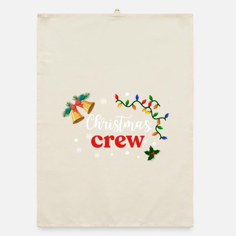 Équipage de Noël Torchon bio