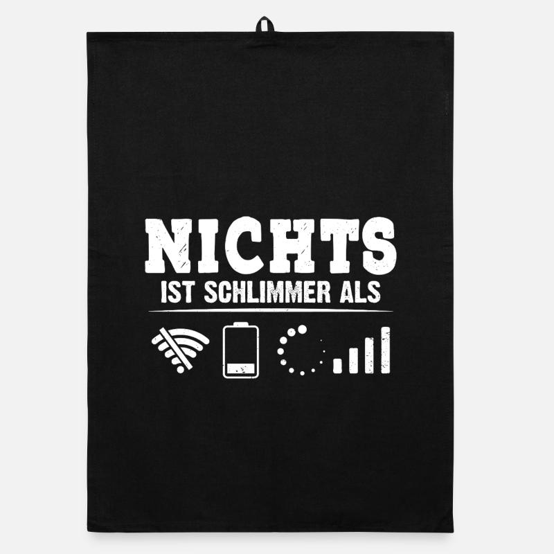 Coder NOTHING IS WORSE THAN FUNNY Organic dish towel