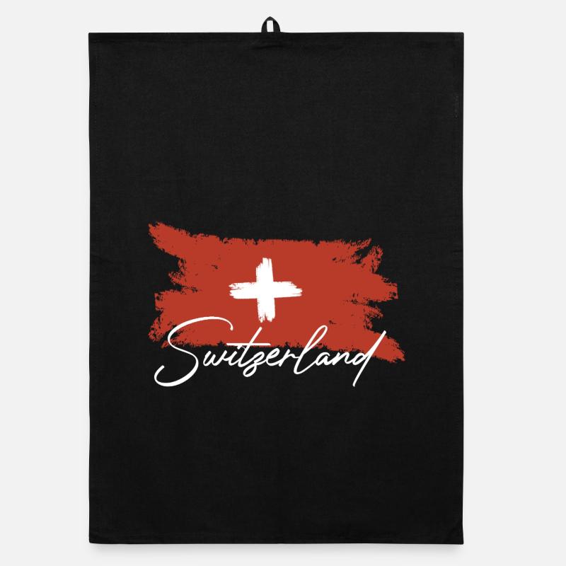 Drapeau suisse Torchon bio