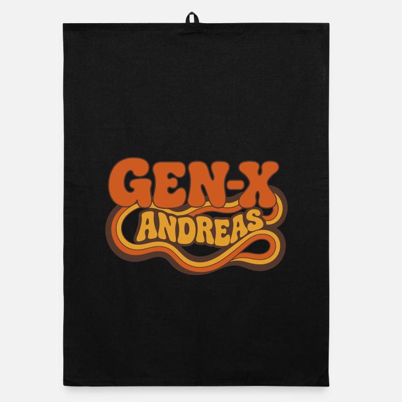 Andrea – Retro Vintage-Stil GEN-X Organic Geschirrtuch