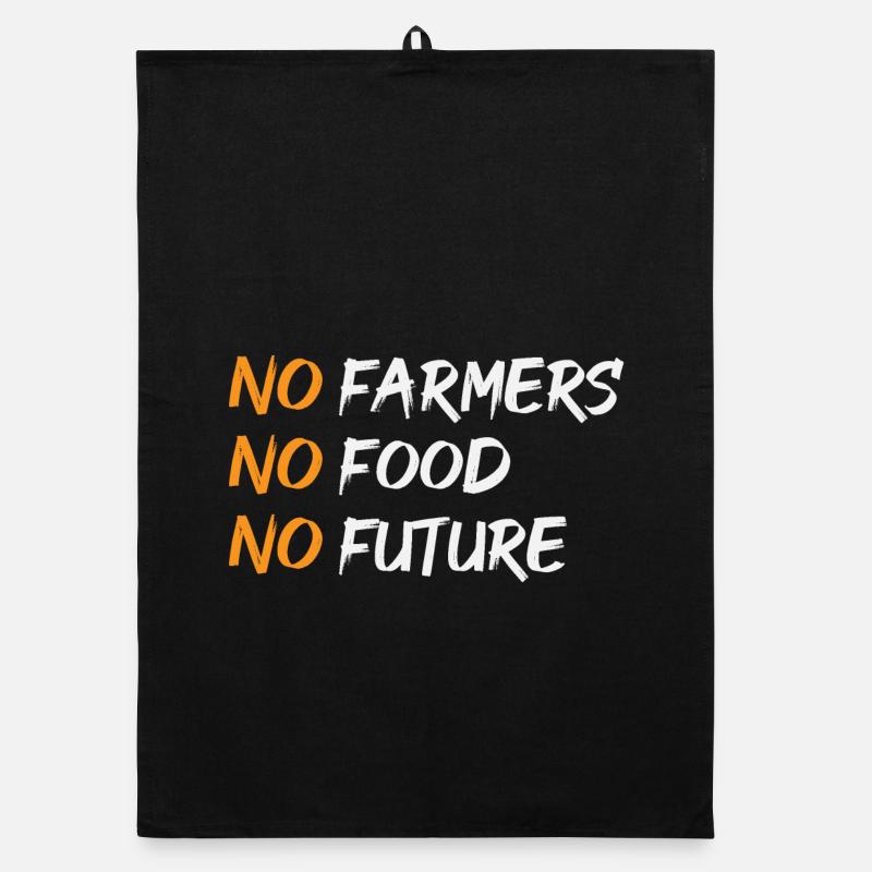 Pas d’agriculteurs pas de nourriture – Design statement Torchon bio