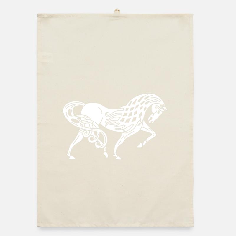 Cheval blanc celte Torchon bio