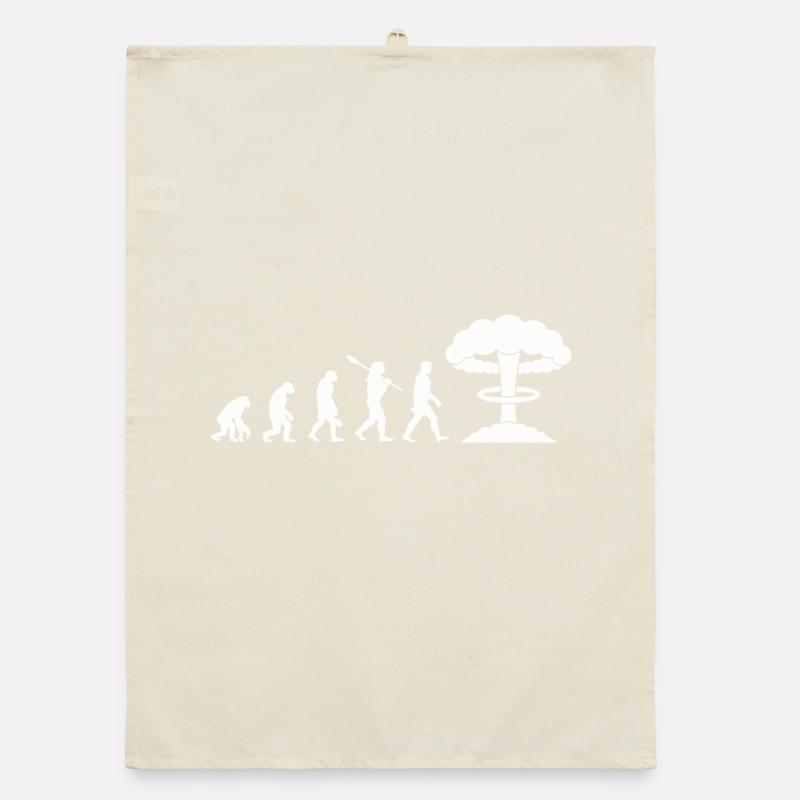 Evolution Nuclear Bomb Organic dish towel