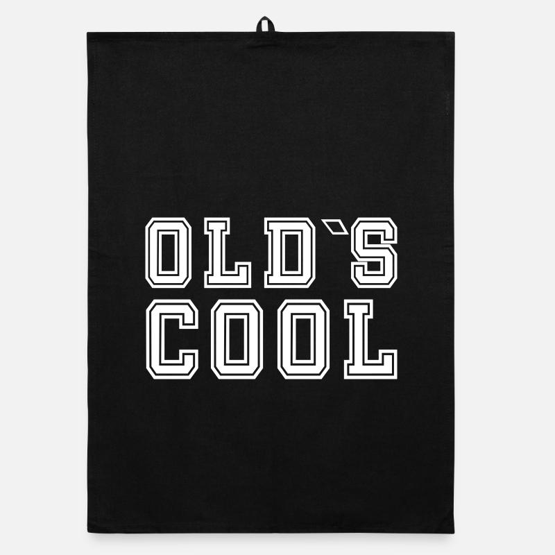 Oldscool - Old School Design Organic Geschirrtuch
