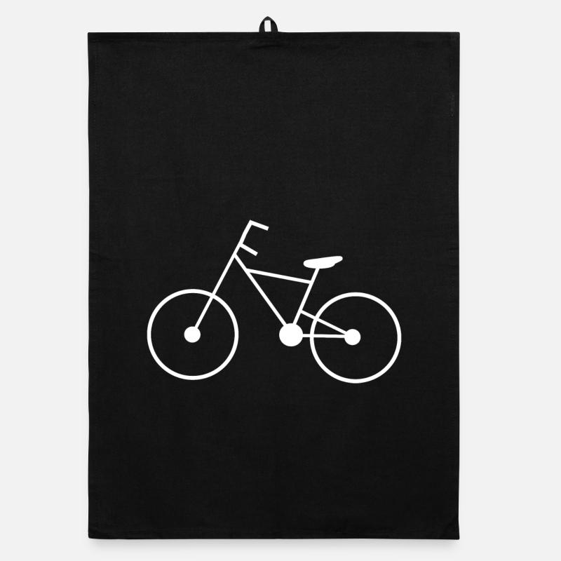 Vélo Blanc Cycliste Vélo Torchon bio