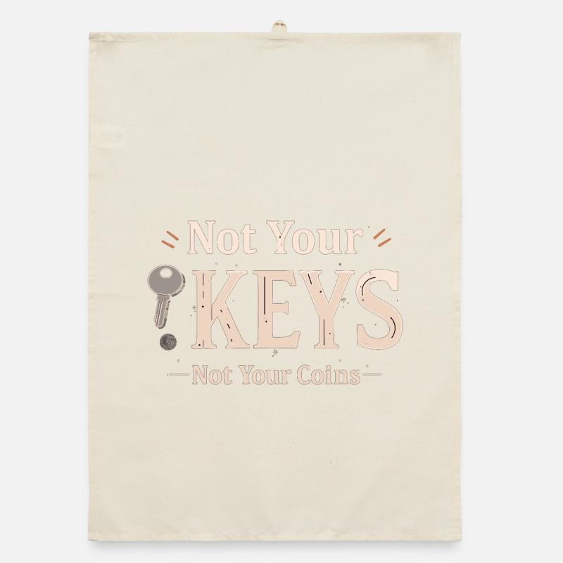 Pas vos clés - Dire Bitcoin Wallet Torchon bio