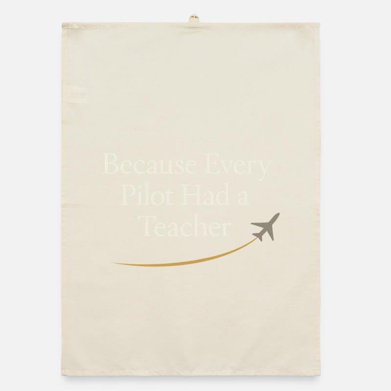 Fluglehrer Cfi Pilot Luftfahrtlehrer Organic Geschirrtuch