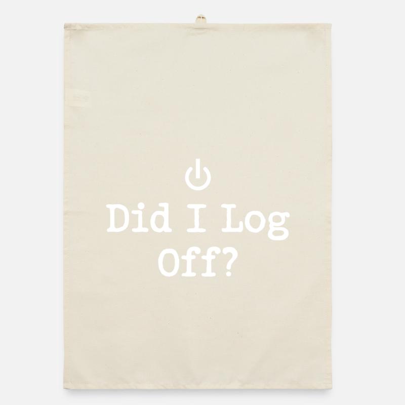 Est-ce que je me suis déconnecté ? Icône d’alimentation déconnectée Torchon bio