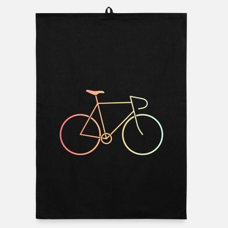 Vélo de course coloré Torchon bio