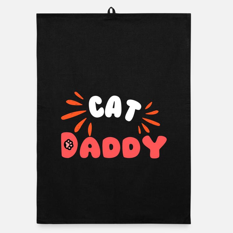 Cap Daddy Typo Pop Shards Organic dish towel