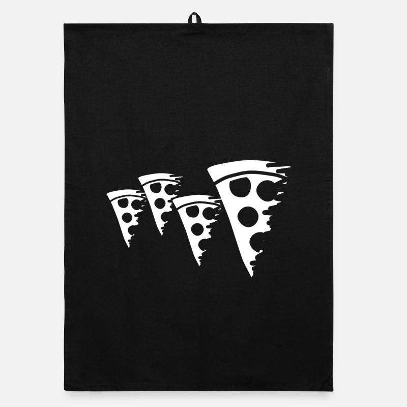 Pizza Sketch Organic dish towel