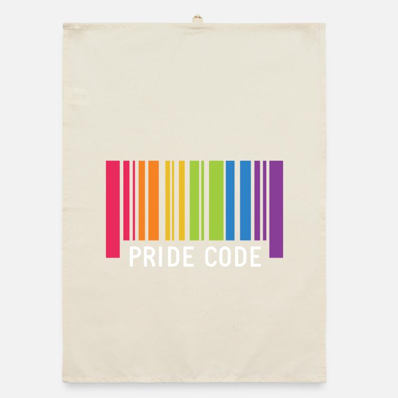 LGBT Pride Monat - Pride Code Organic Geschirrtuch
