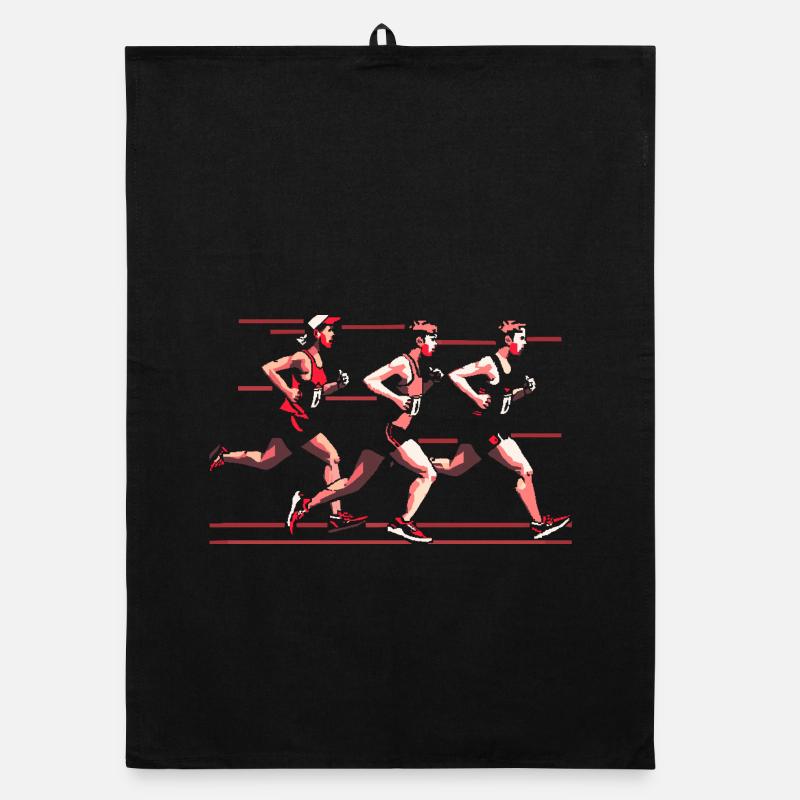 Marathon Runner Look des années 90 Torchon bio