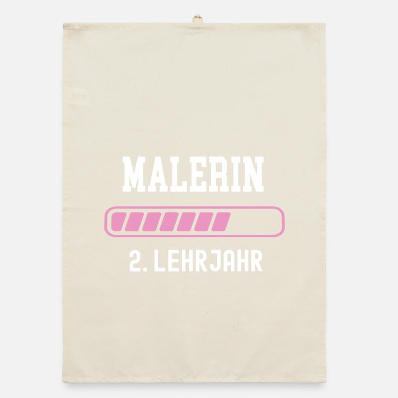 Painter training 2nd year second year apprenticeship Organic dish towel