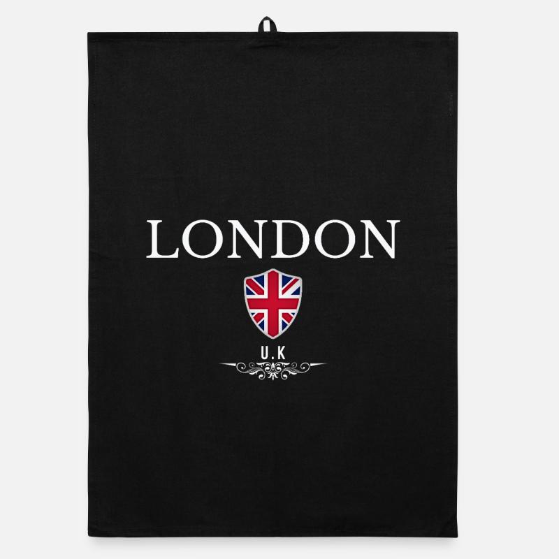 Londres, Royaume-Uni, design minimaliste et élégant Torchon bio