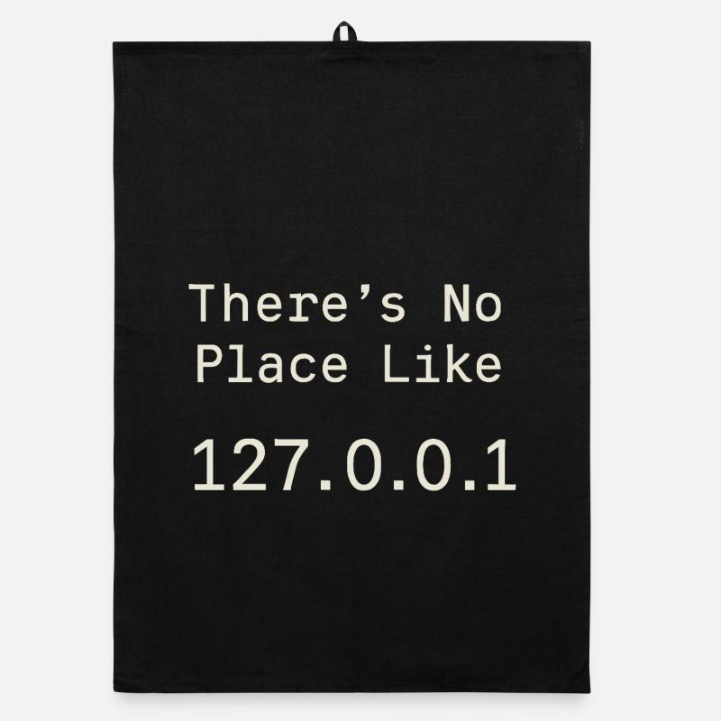 Nothing beats localhost Organic dish towel
