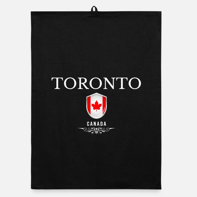 Toronto Canada, souvenir Toronto Torchon bio