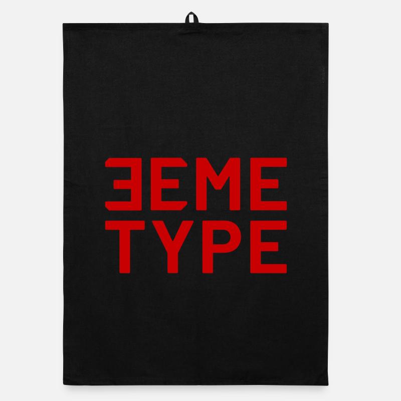 3RD TYPE CLASSIC RED Organic dish towel