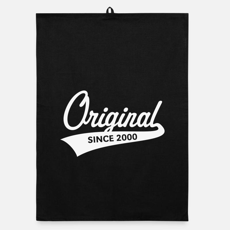 Original depuis 2000 (année de naissance, anniversaire / W) Torchon bio