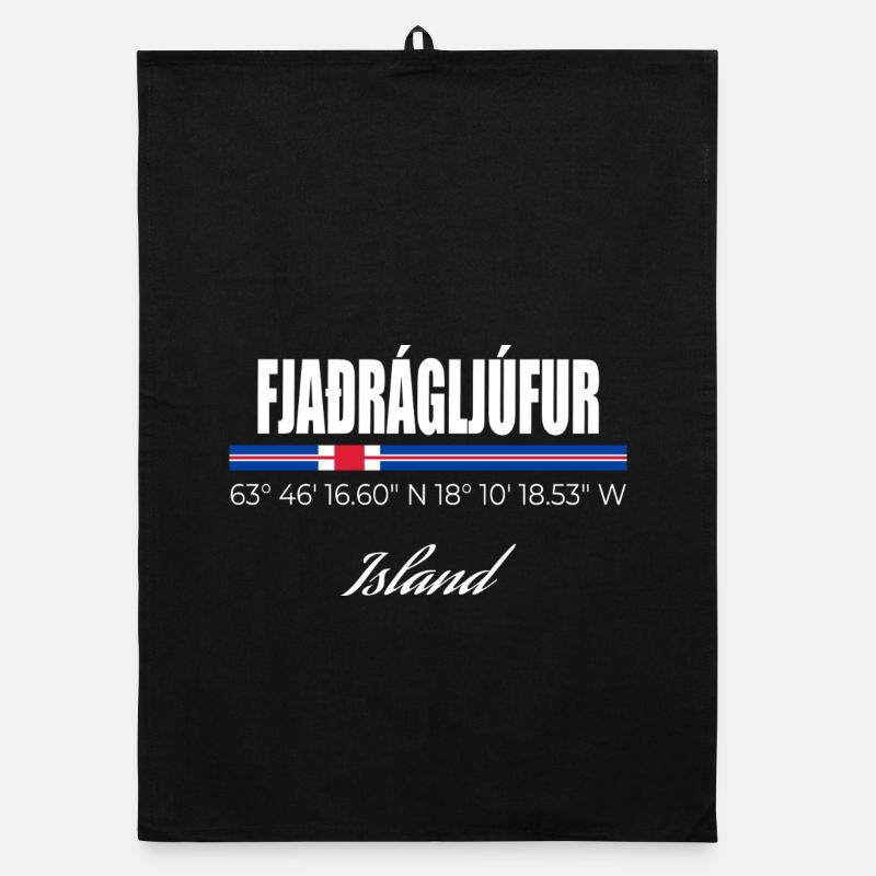 Fjaðrárgljúfur Organic dish towel