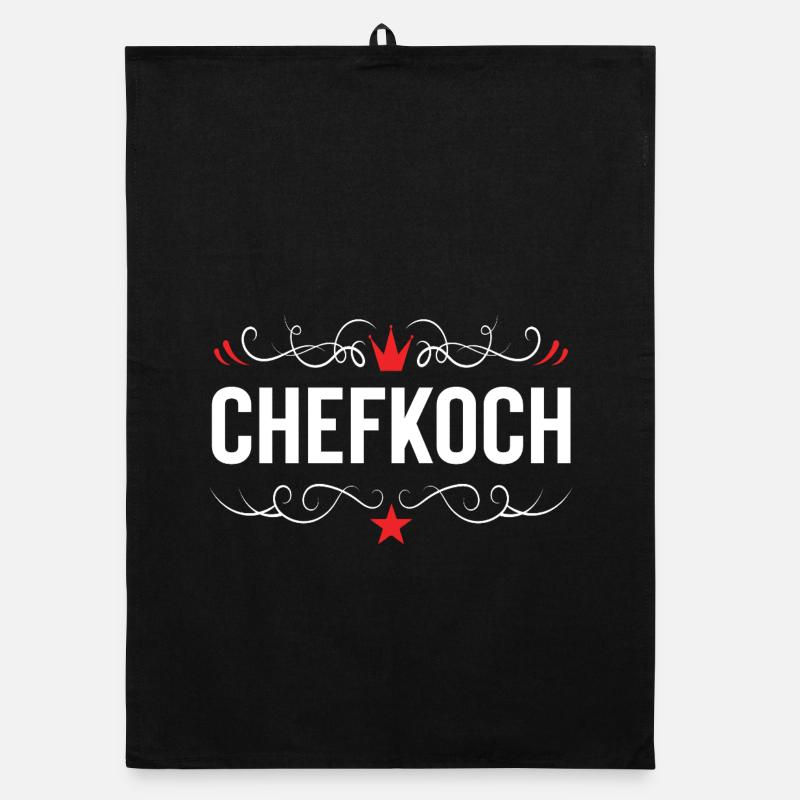 Chefkoch Kochen Organic Geschirrtuch