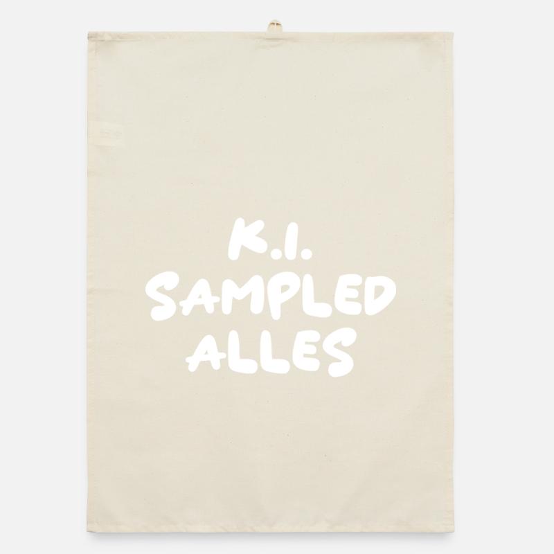 A.I. Sampled Everything Organic dish towel