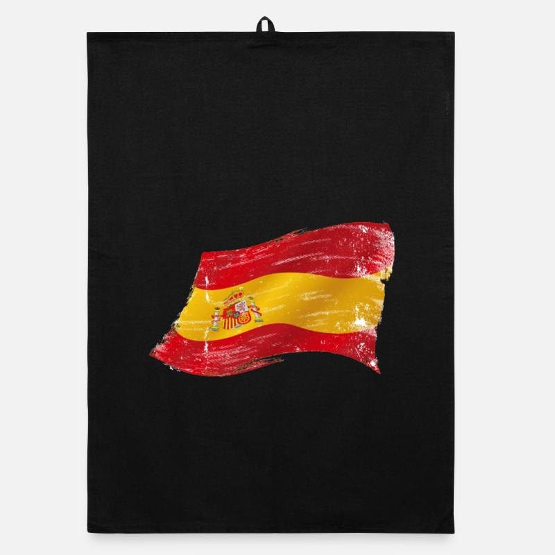 Bandera España ✅ Drapeau ✔ espagnol Torchon bio