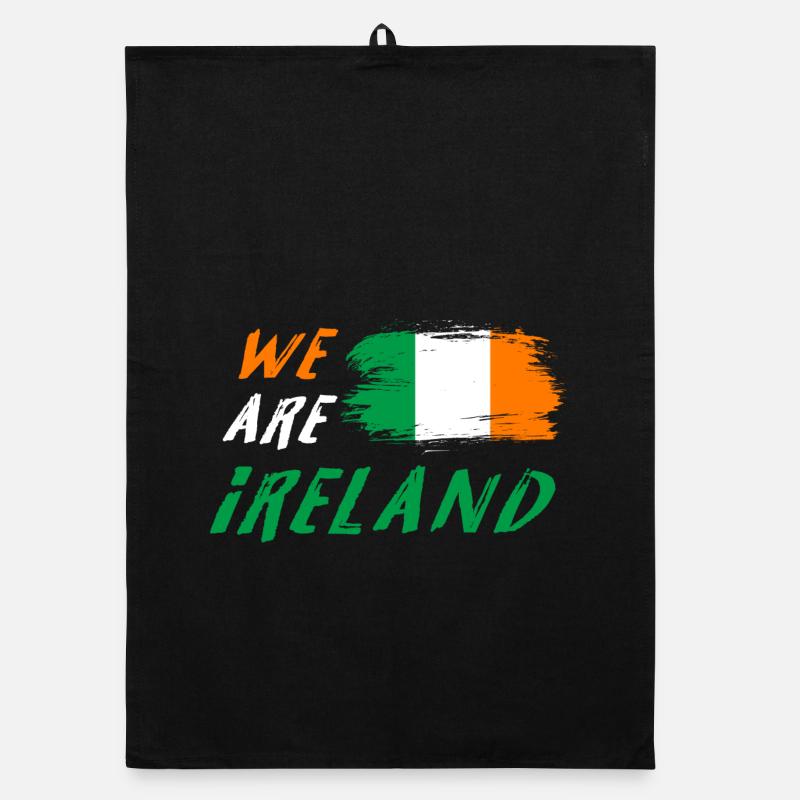 Nous sommes la conception des drapeaux d'Irlande Torchon bio