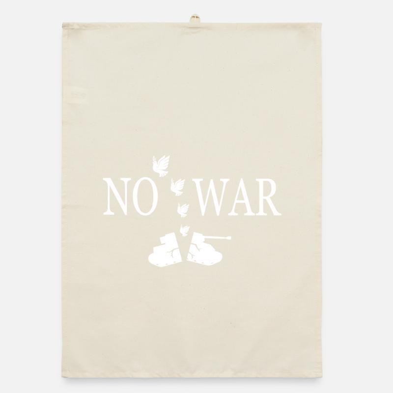 No war Organic dish towel