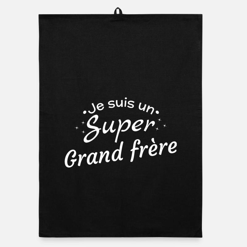 Big Brother Superhero Gift Organic dish towel