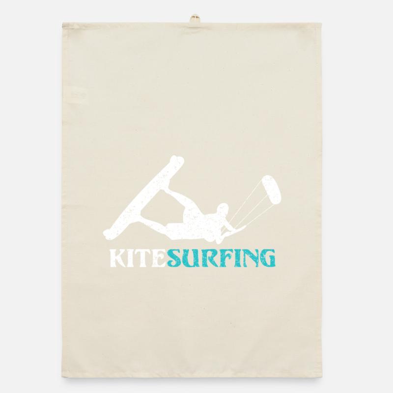 Ride the Wind – Kitesurf Style Organic Geschirrtuch