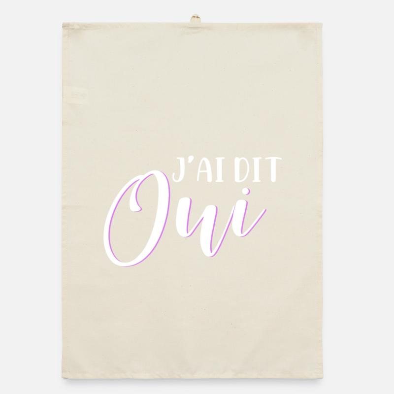 Ich sagte ja Organic Geschirrtuch