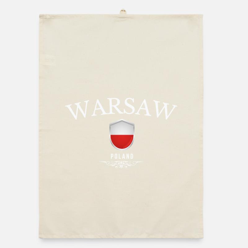 Varsovie, Pologne, design minimaliste élégant Torchon bio