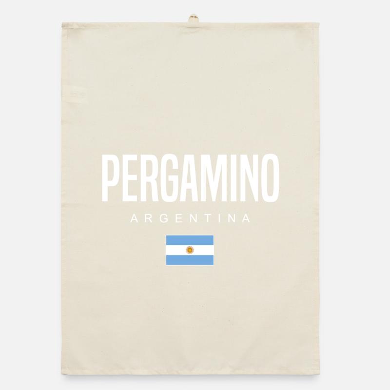Pergamino Argentinien Argentinier Organic Geschirrtuch
