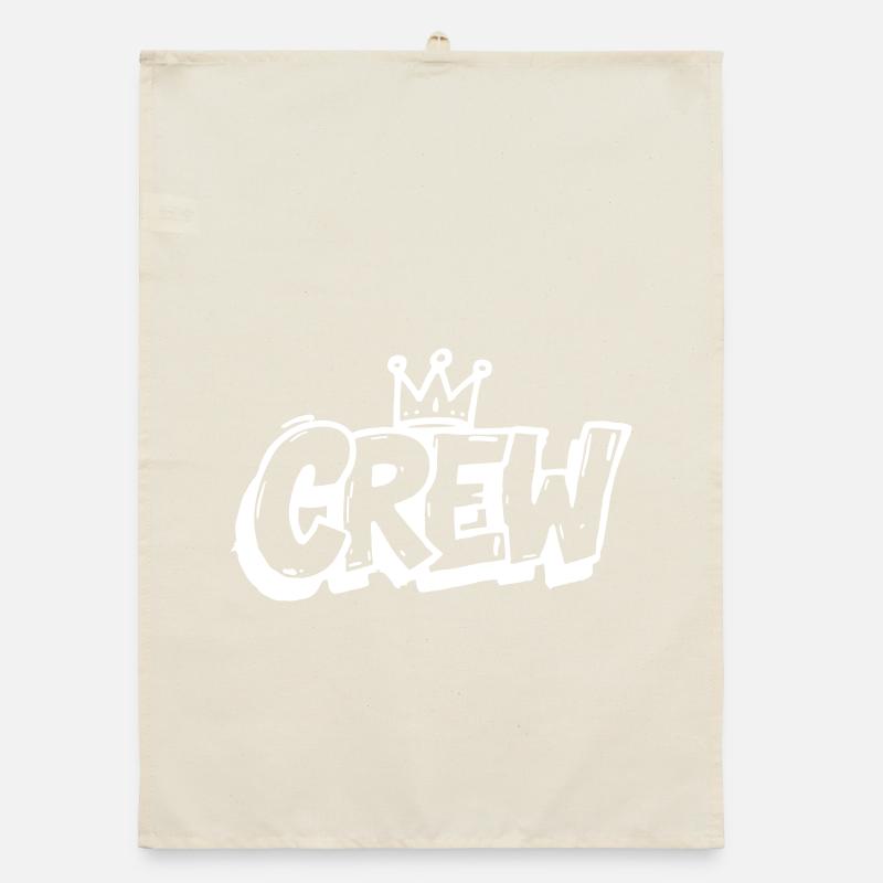 Crew Graffiti Organic Geschirrtuch