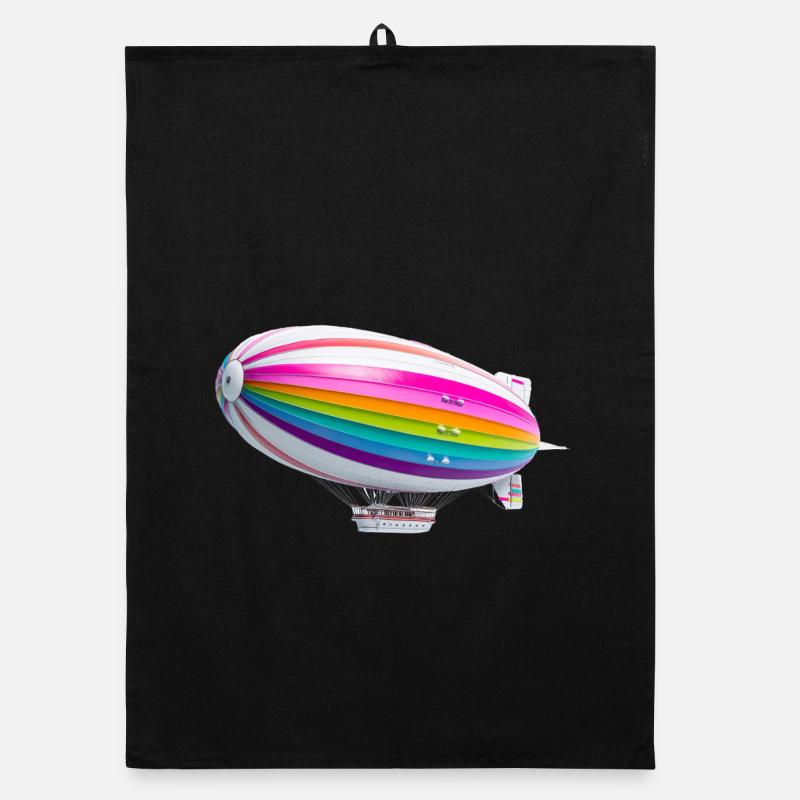 Regenbogen Zeppelin Druck Organic Geschirrtuch
