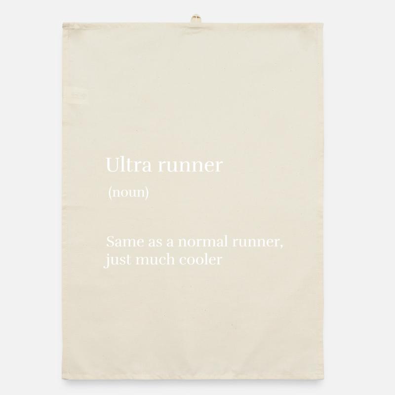 Ultra Runner Same as a Normal Runner Just Much Coo Organic dish towel