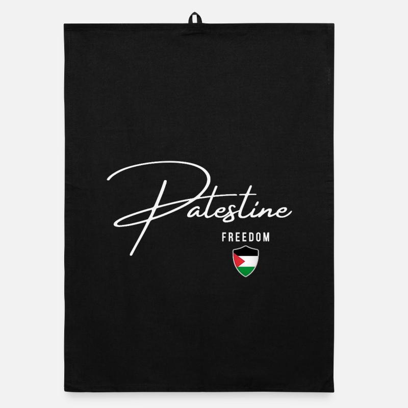 Palestinian Flag, I'm with Palestine Organic dish towel