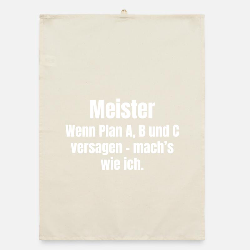 Master Spell Plan A B C Failure Organic dish towel