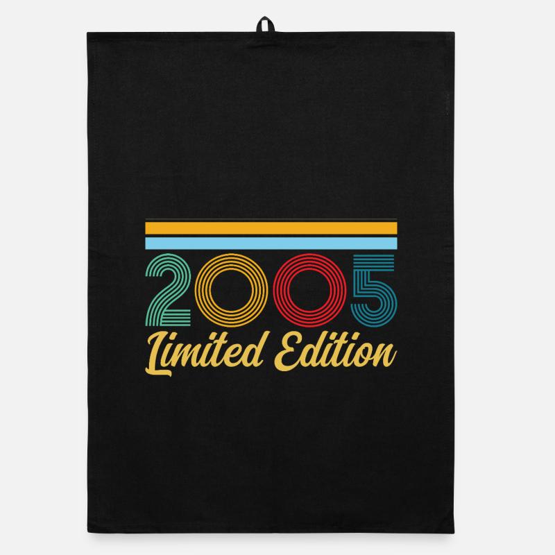 2005 Birthday Born In 2005 Vintage Retro Gift Organic dish towel