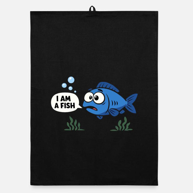 Costume de poisson bleu Carnaval des animaux marins Carnaval Torchon bio