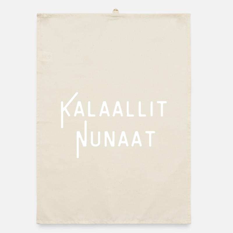 Kalaallit Nunaat Glyphs Organic dish towel