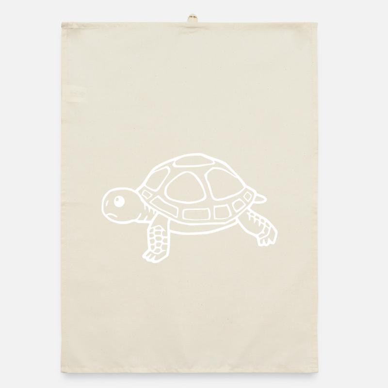 Turtle Turtles Organic dish towel