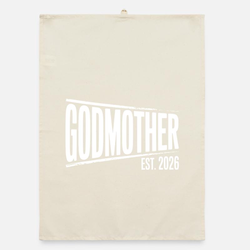 Graphisme de la Marraine Mère Est.2026 Torchon bio