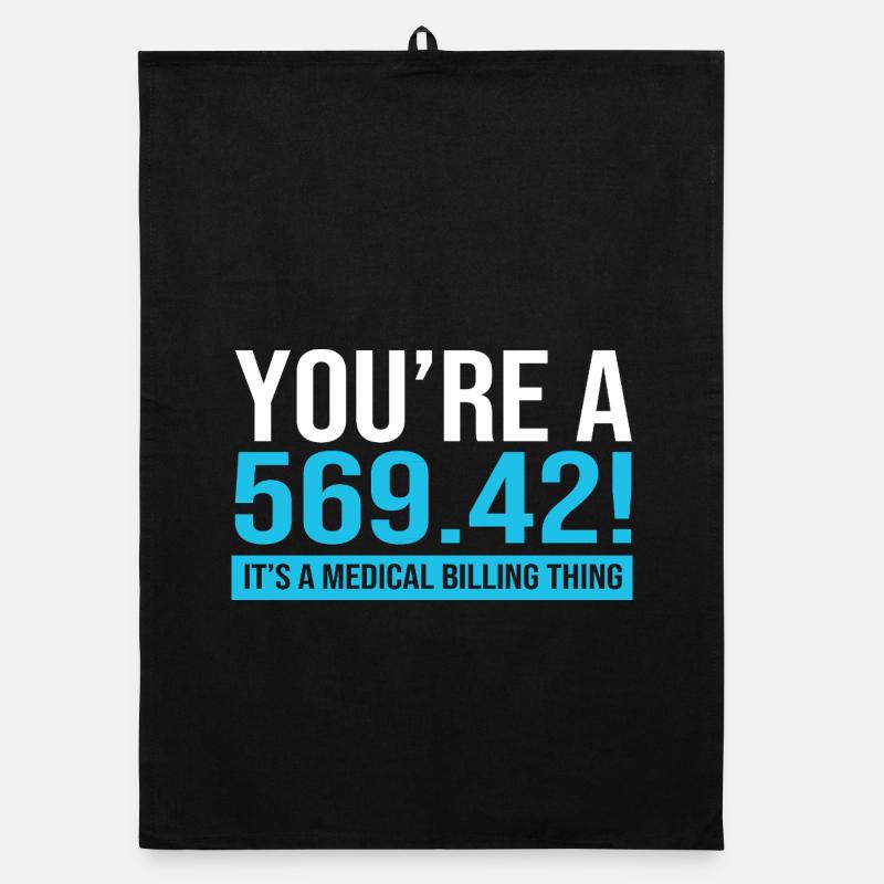 Medical Coder Organic dish towel