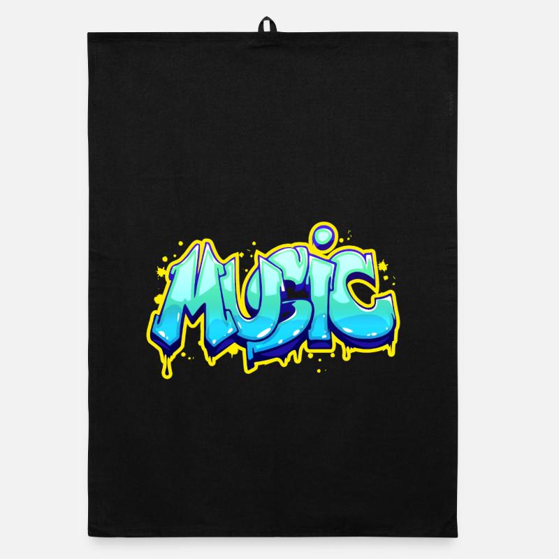 Music Organic dish towel