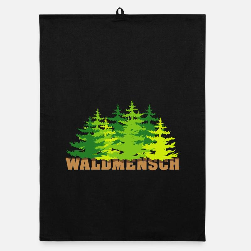 waldmensch wälder baum bäume geschenkidee Organic Geschirrtuch