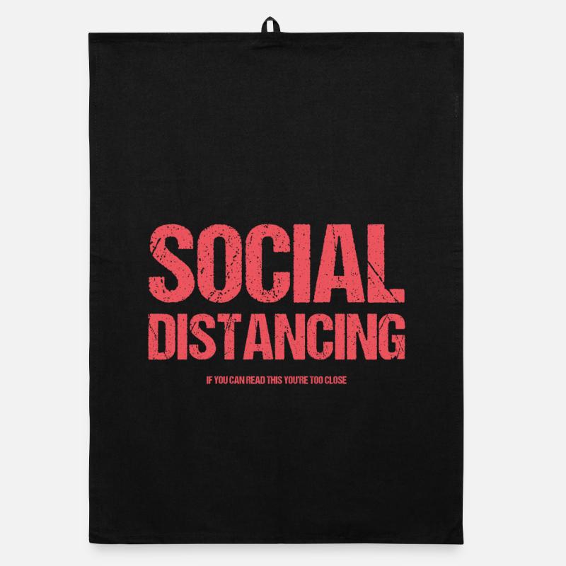 Distanciation sociale Torchon bio