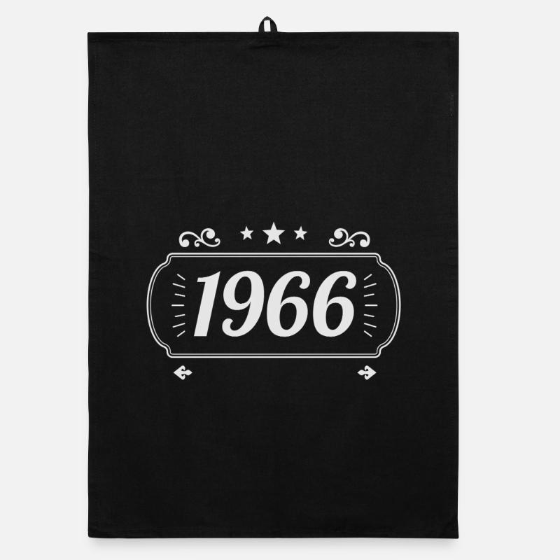 Vintage 1966 Retro Anniversary 1966 Organic dish towel