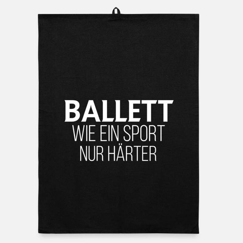 Ballett lustig Organic Geschirrtuch